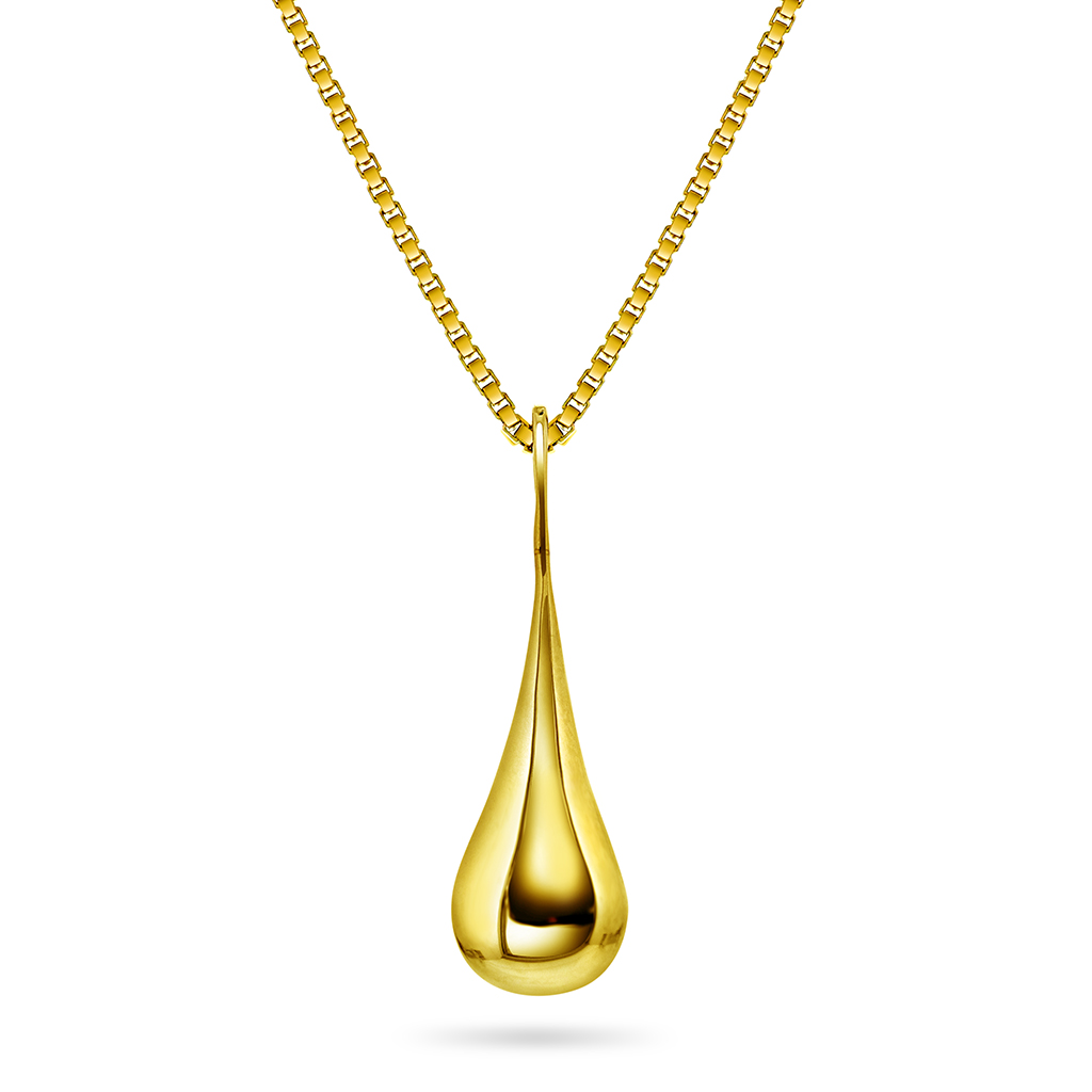 Pan Jewelry, Dråpe smykke i 925 forgylt sølv