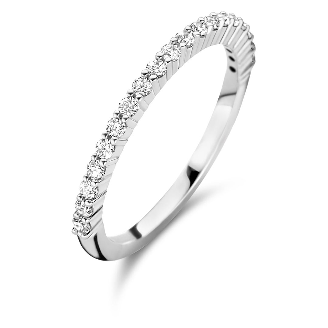 Ti Sento, Ring i 925 sølv med zirkonia