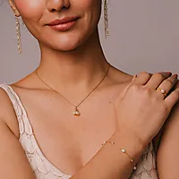 Bilde nummer 4 av Isle smykke i 925 forgylt sølv med ferskvannsperler