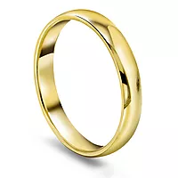 Kaja & Fredrik giftering i 375 gult gull | 3 mm bredde