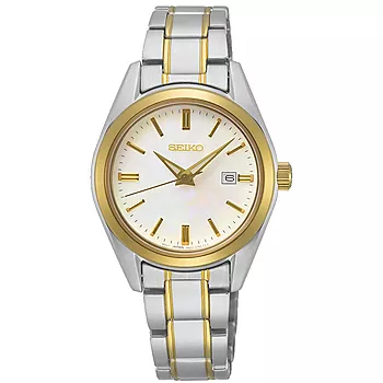 Seiko, Basic dameklokke med flerfarget stållenke
