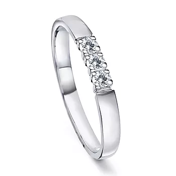 Pan Jewelry, Angelica alliansering i 585 hvitt gull med diamanter 0,30 ct WSI