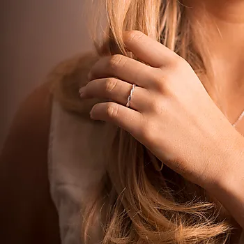 Bilde nummer 3 av Pan Jewelry, Friendship ring i 925 sølv med zirkonia