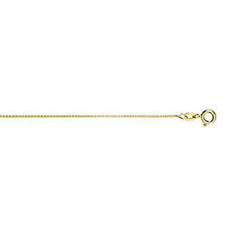 Pan Jewelry, Veneziansk kjede i doublé 1 mm, 34-50 cm