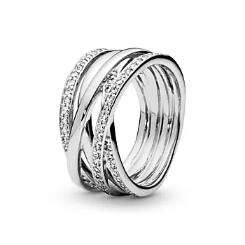 Pandora Timeless, Ring i 925 sølv med zirkonia