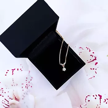 Bilde nummer 3 av Olivia anheng i 585 gult gull med diamant 0,15 ct