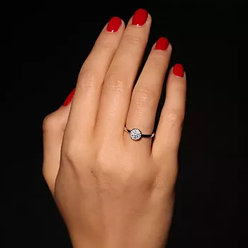 Bilde nummer 2 av Pan Jewelry, Ring i 925 sølv med zirkonia