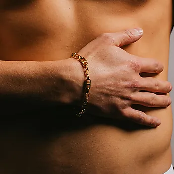 Bilde nummer 4 av Armbånd i forgylt stål