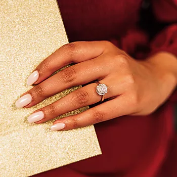 Bilde nummer 2 av Pan Jewelry, Diamantring i 585 hvitt gull 0,25 ct