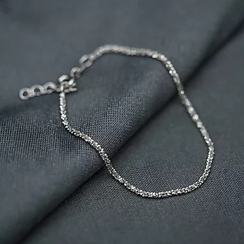 Bilde nummer 2 av Pan Jewelry, Armbånd i rodinert 925 sølv 19 cm
