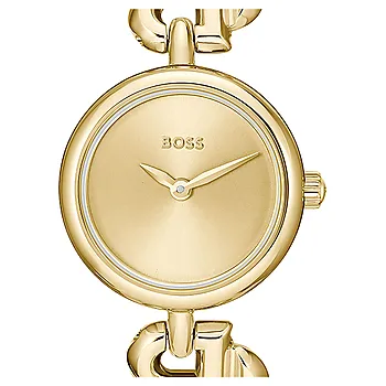 Bilde nummer 4 av Hugo Boss, Dameklokke med gullfarget stållenke