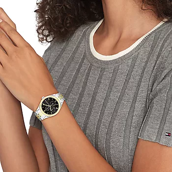 Bilde nummer 3 av Tommy Hilfiger, Dameklokke i stål med lenke