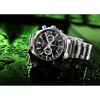 Bilde nummer 3 av Seiko, Basic herreklokke med stållenke og kronograf