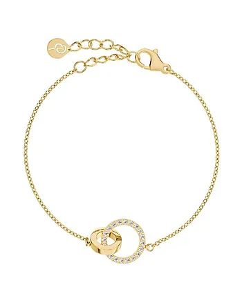 Eternal Orbit armbånd i forgylt stål
