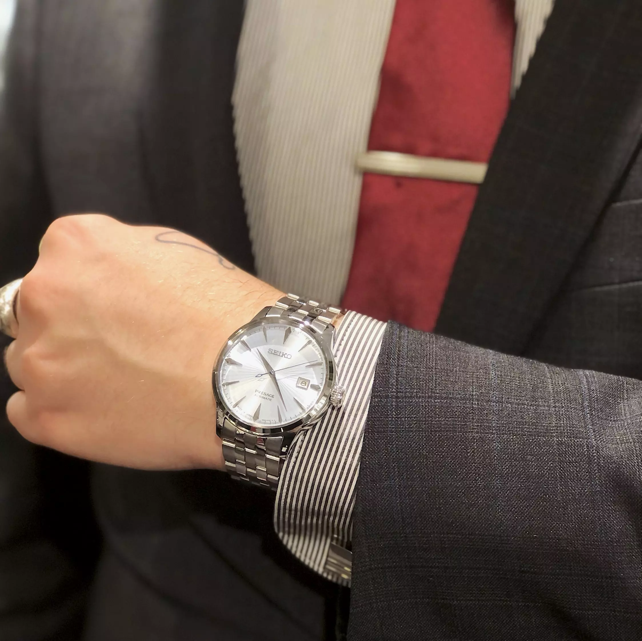 Bilde nummer 3 av Seiko, Presage Cocktail Time Automatic herreklokke med stållenke