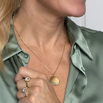 Bilde nummer 2 av Pan Jewelry, Smykke i forgylt 925 sølv med zirkonia
