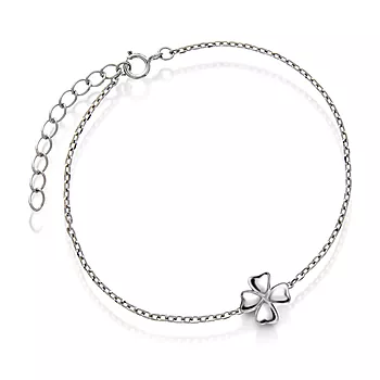 Pan Jewelry, Armbånd i 925 sølv med firkløver