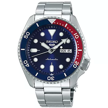 Seiko, 5 Sports Automatic herreklokke med stållenke