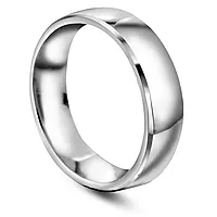 Giftering i 585 hvitt gull | 5 mm bredde