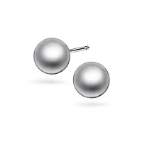 Øredobber i 925 sølv med kule, 6 mm