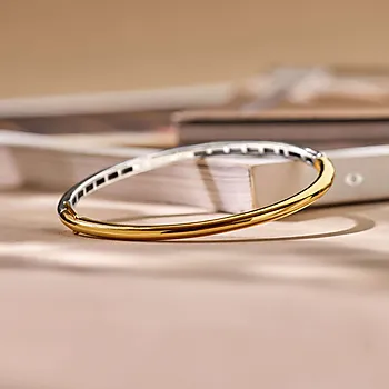 Bilde nummer 3 av Armring i 925 flerfarget sølv