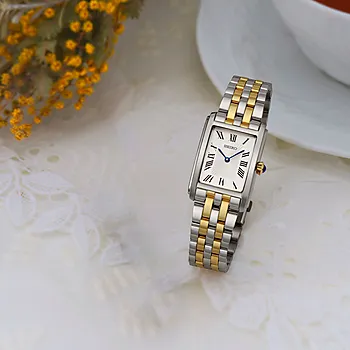 Bilde nummer 4 av Seiko, Basic dameklokke med tofarget stållenke
