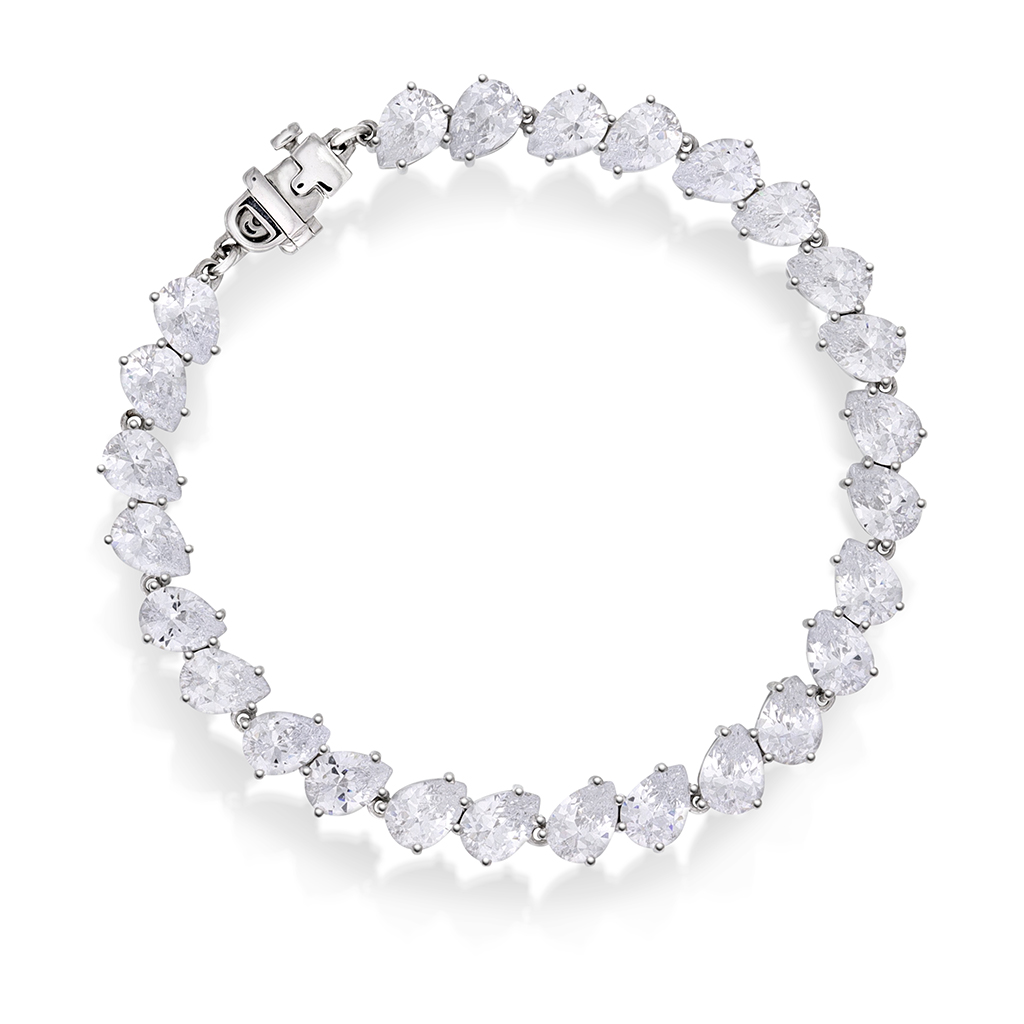 Pan Jewelry, Armbånd i 925 sølv med zirkonia