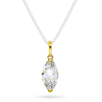 Pan Jewelry, Anheng i 585 gult gull med zirkonia
