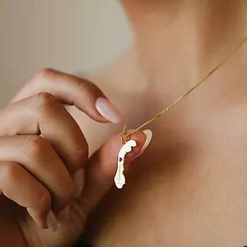Bilde nummer 3 av Pan Jewelry, Norge-smykke i forgylt 925 sølv