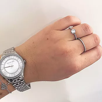 Bilde nummer 4 av Pan Jewelry, Ring i 925 sølv med zirkonia