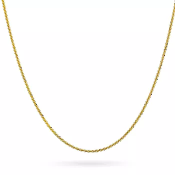 Pan Jewelry, Kjede i 585 gult gull, 45 cm