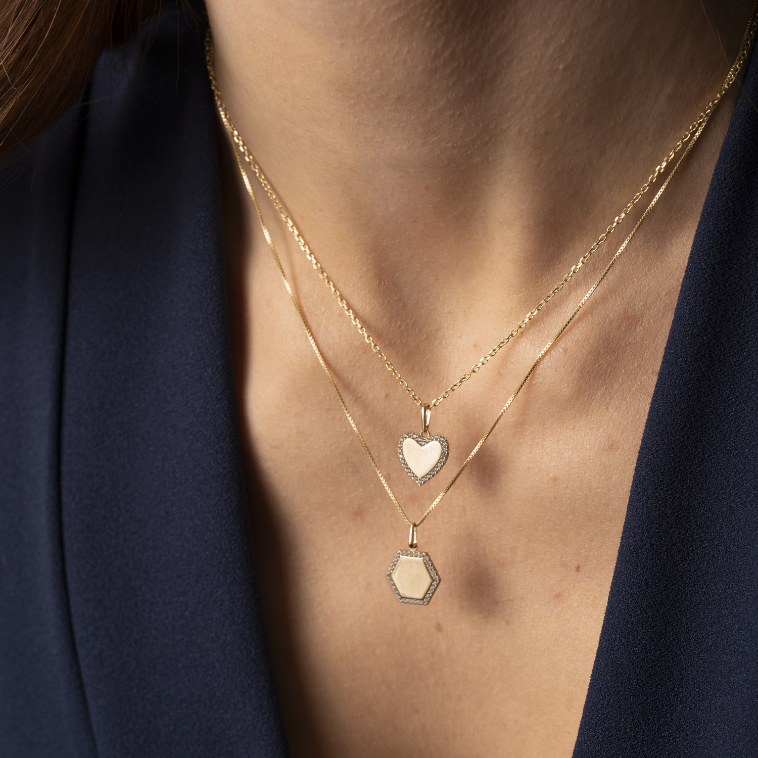 Bilde nummer 4 av Pan Jewelry, Anheng i 585 gull plate med zirkonia