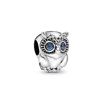 Pandora Moments, Charm i 925 sølv med ugle