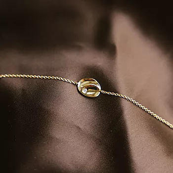 Bilde nummer 4 av Pan Jewelry, Armbånd i forgylt sølv med zirkonia