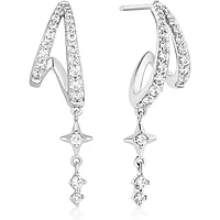 Øredobber i 925 sølv med zirkonia