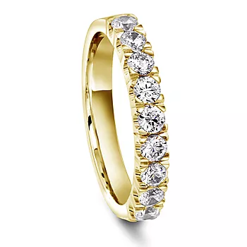 Moments by Pan Jewelry, Diamantring Unite i 585 gult gull 0,81 CT | 3,2 mm bredde