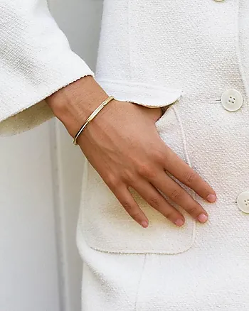 Bilde nummer 2 av Josefin armring i forgylt stål, S
