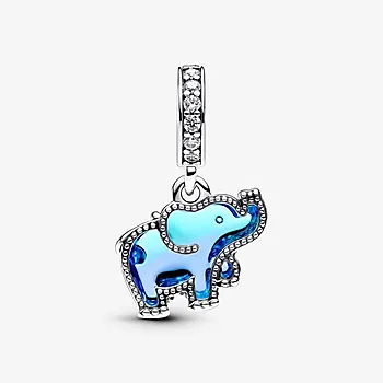 Bilde nummer 3 av Pandora Moments, Charm i 925 sølv med elefant og muranoglass