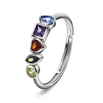Pan Jewelry, Ring i 925 sølv med zirkonia