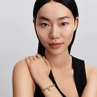 Bilde nummer 3 av Armbånd i forgylt med ledd