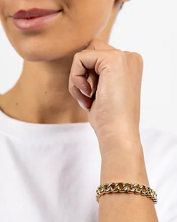 Bilde nummer 2 av Union armbånd i forgylt messing