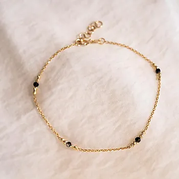 Bilde nummer 2 av Pan Jewelry, Armbånd i 585 gult gull med kuler, 20 cm