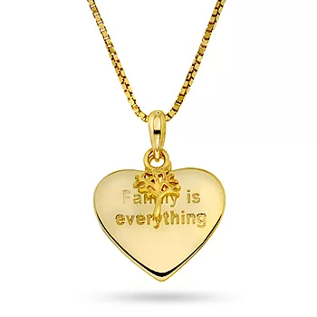 Pan Jewelry, Smykke i forgylt 925 sølv "Family is everything"