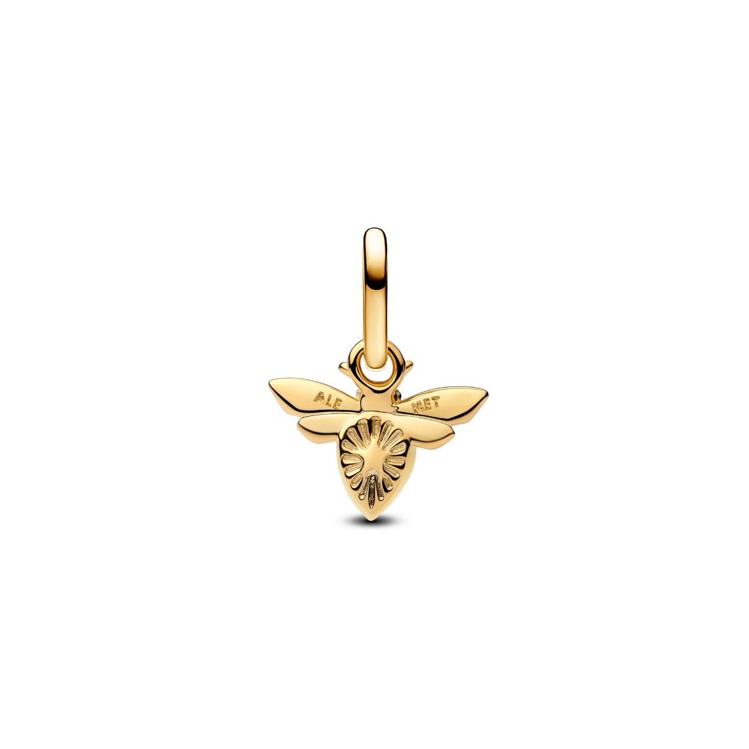 Bilde nummer 4 av Pandora Moments, Charm i forgylt 925 sølv med bie
