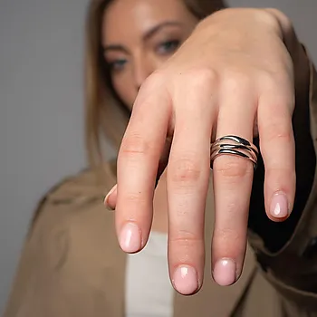 Bilde nummer 2 av Vibe ring i 925 sølv