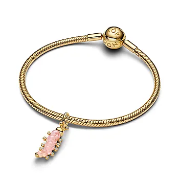 Bilde nummer 4 av Charms med rosa larve