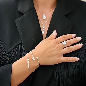 Bilde nummer 3 av Diva Drop armbånd i 925 sølv