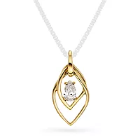 Pan Jewelry, Anheng i 585 gult gull med zirkonia