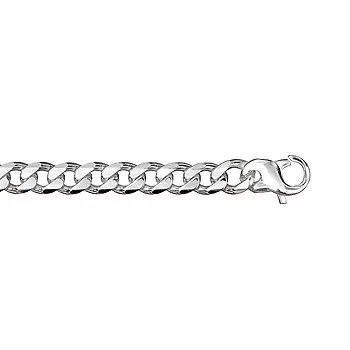 Pan Jewelry, Panser kjede i 925 sølv 8,1 mm, 50 cm