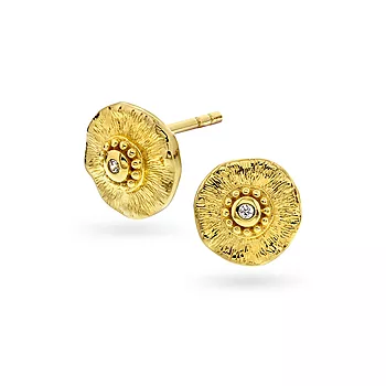 Janne Formoe by Pan Jewelry, Øredobber i sølv med zirkonia